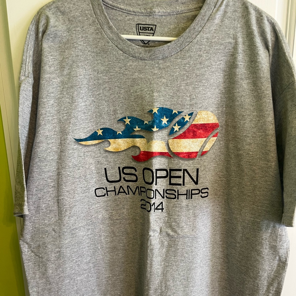 Grey 2014 Us Open Championships Tennis TShirt